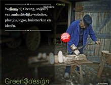 Tablet Screenshot of green3design.nl